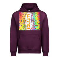 Mauve Wine equality hurts no one Urban Hoodie - TumblerDesignByShophia