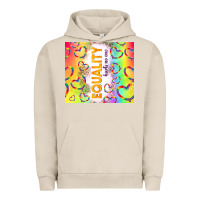 Pigment French Oak equality hurts no one Urban Hoodie - TumblerDesignByShophia