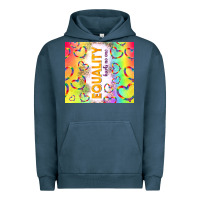 Pigment Midnight Navy equality hurts no one Urban Hoodie - TumblerDesignByShophia