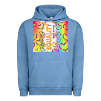 Pigment Pebble Blue equality hurts no one Urban Hoodie - TumblerDesignByShophia
