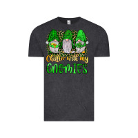 Vintage Black st patrick s chillin with my gnomies Vintage Tee - JahusDesignShop
