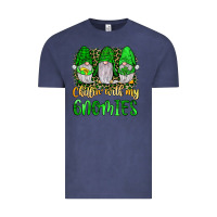 Vintage Denim st patrick s chillin with my gnomies Vintage Tee - JahusDesignShop
