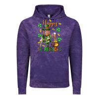 Cloud Purple Happy st. patricks day Vintage Hoodie - Neo Western