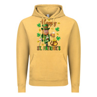 Vintage Mustard Happy st. patricks day Vintage Hoodie - Neo Western