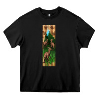 Black dinosaur parasaurolophus pen wrap Heavy Core Tee - Artiststas