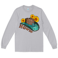 Moon Dust howdy leopard tooled leather hat Long Sleeve Tee - AdoDesignShop