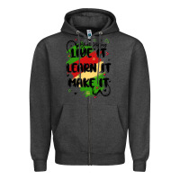Charcoal Heather 365 days Zipper Hoodie - MaliasSmallBusiness