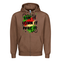 Chestnut 365 days Zipper Hoodie - MaliasSmallBusiness