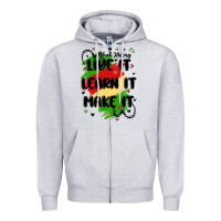 Heather Grey 365 days Zipper Hoodie - MaliasSmallBusiness