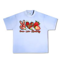 Grape Ice peace love strawberry Urban Heavy Tee - Artiststas