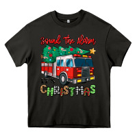 Asphalt sound the alarm its christmas fire truck Heavy Core Tee - MaliasSmallBusiness