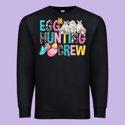 Egg Hunting Crew Easter Premium Sweatshirt Designed By Bundleandbundleshop