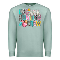 Seafoam Egg Hunting Crew Easter Premium Sweatshirt - BundleAndBundleShop