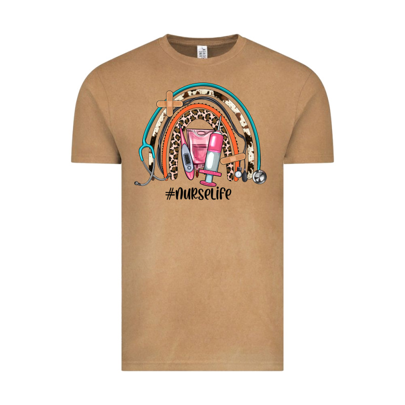 Nurse Life Rainbow Vintage Tee by JahusDesignShop | Teevron