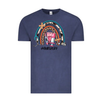 Vintage Denim nurse life rainbow Vintage Tee - JahusDesignShop