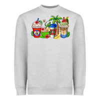 Heather Grey dominican republic coffee cups Heavyweight Sweatshirt - AdoDesignShop