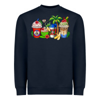 Navy dominican republic coffee cups Heavyweight Sweatshirt - AdoDesignShop