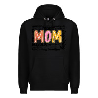 Black mom Premium Hoodie - JahusDesignShop