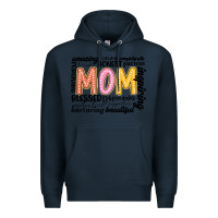 Navy mom Premium Hoodie - JahusDesignShop