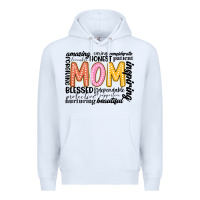 White mom Premium Hoodie - JahusDesignShop