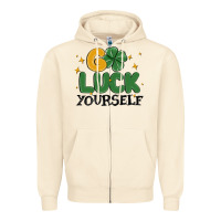 Sandshell go luck yourself Zipper Hoodie - MaliasSmallBusiness