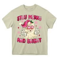 Mossy stay merry and bright Heavy Core Tee - MaliasSmallBusiness