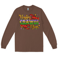Chestnut happy crawdi gras with crawfish Long Sleeve Tee - Artiststas