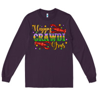 Plum happy crawdi gras with crawfish Long Sleeve Tee - Artiststas