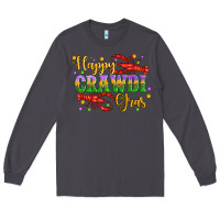 Smoke happy crawdi gras with crawfish Long Sleeve Tee - Artiststas