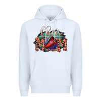 White Cheer Mom Premium Hoodie - Bettercallsaul