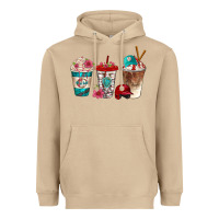 Mushroom western baseball coffee cups bbs Heavyweight Hoodie - BundleAndBundleShop