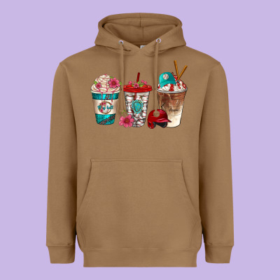 Western Baseball Coffee Cups Bbs Heavyweight Hoodie Designed By Bundleandbundleshop