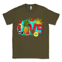 Army Green love summer fruit and sun Classic Tee - AdoDesignShop