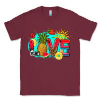 Burgundy love summer fruit and sun Classic Tee - AdoDesignShop