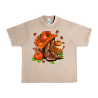 French Oak fall pumpkins  cowgirl  and roses Urban Heavy Tee - AdoDesignShop
