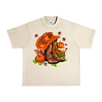 Sandshell fall pumpkins  cowgirl  and roses Urban Heavy Tee - AdoDesignShop