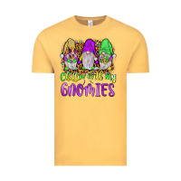 Vintage Mustard mardi gras chillin' with my gnomies Vintage Tee - JahusDesignShop