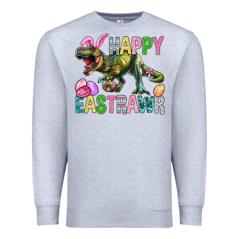 Happy Eastrawr Easter Premium Sweatshirt by BundleAndBundleShop | Teevron