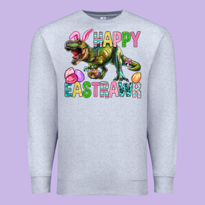 Happy Eastrawr Easter Premium Sweatshirt Designed By Bundleandbundleshop