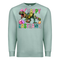 Seafoam Happy Eastrawr Easter Premium Sweatshirt - BundleAndBundleShop