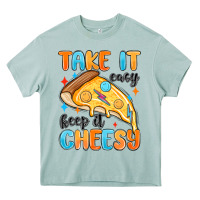 Arona take it easy keep it cheesy Heavy Core Tee - MaliasSmallBusiness