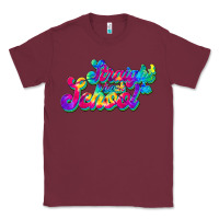 Burgundy straight back to school Classic Tee - JahusDesignShop