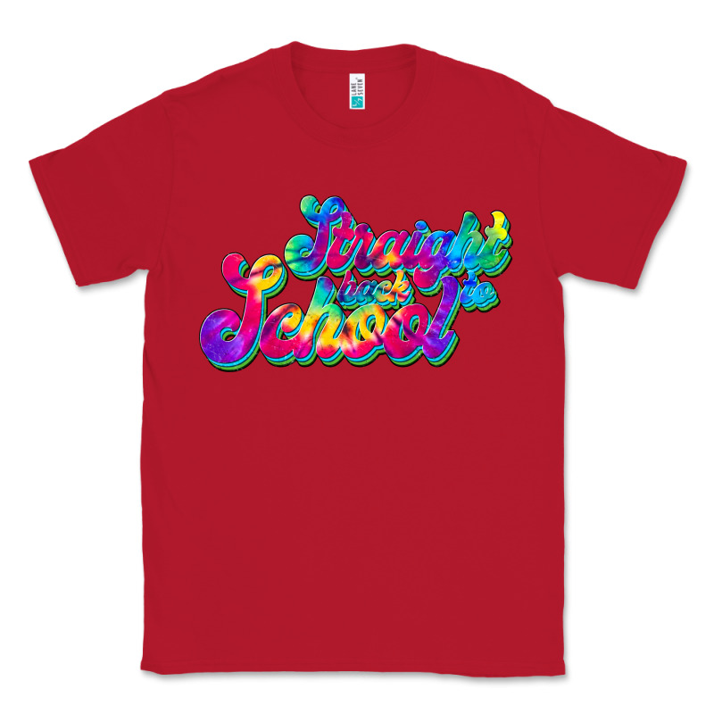 Straight Back To School Classic Tee by JahusDesignShop | Teevron