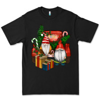 Black Christmas Truck And Gnome Premium Tee - RanaPortraitStore