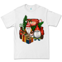 White Christmas Truck And Gnome Premium Tee - RanaPortraitStore
