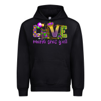 Black Love Mardi Gras Y'all Urban Hoodie - HowdyJamesFarm