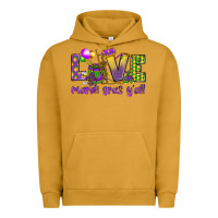 Pigment Peanut Butter Love Mardi Gras Y'all Urban Hoodie - HowdyJamesFarm