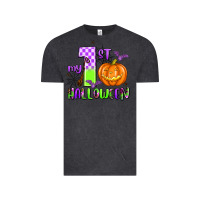 Vintage Black my first halloween pumpkin Vintage Tee - AdoDesignShop