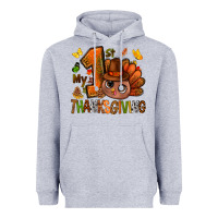 Heather Grey my first thanksgiving with turkey bbs Heavyweight Hoodie - BundleAndBundleShop