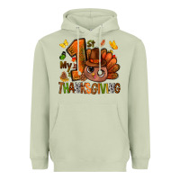 Matcha my first thanksgiving with turkey bbs Heavyweight Hoodie - BundleAndBundleShop